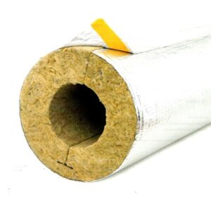 Cevna izolacija od kamene vune sa aluminijumskom folijom.